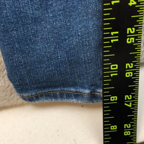 Madewell Womens Jeans Size 24 9" Mid-Rise Skinny Leg Ankle Blue Denim Casual - Picture 6 of 16